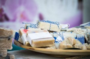 soap and water