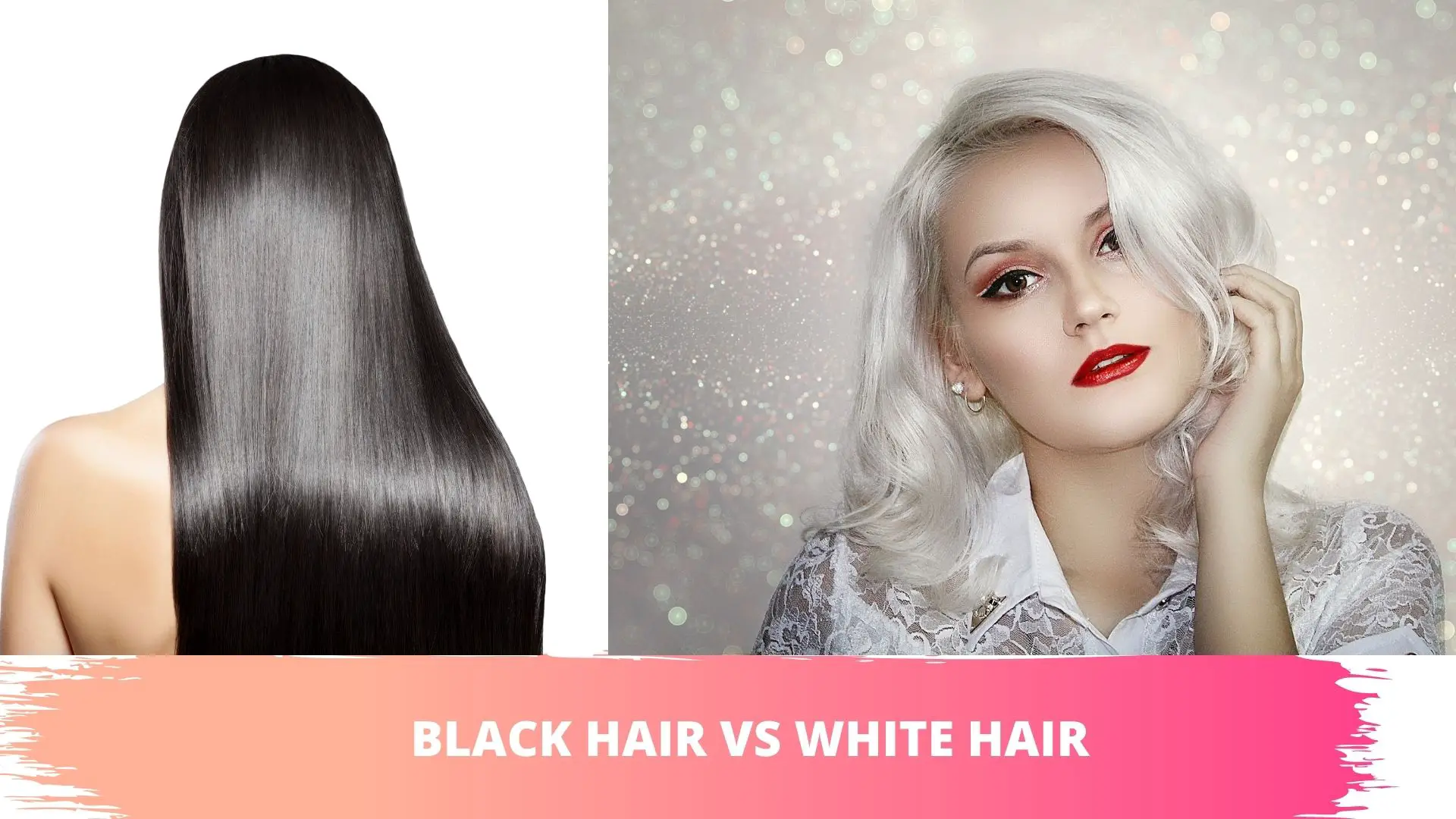 white hair vs black hair